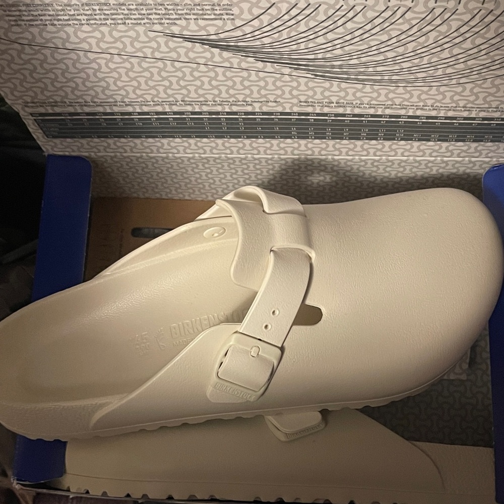 Birkenstock Boston EVA Eggshell Slip-Ons